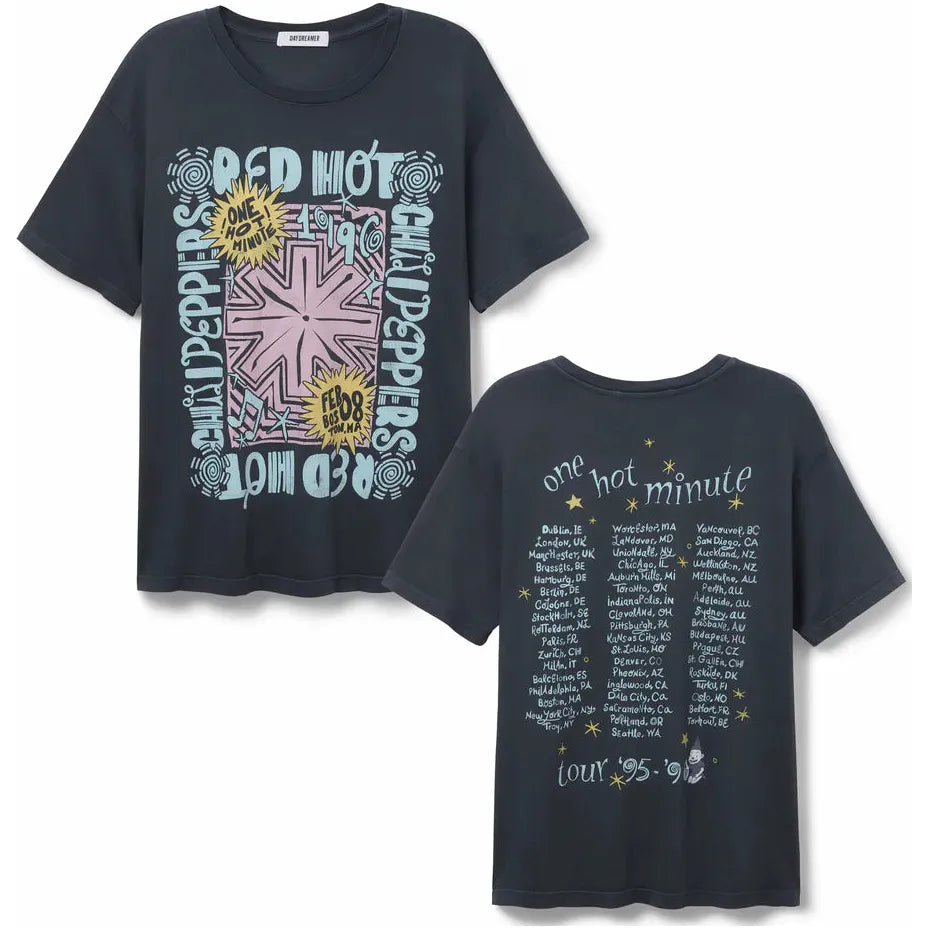 RED HOT CHILI PEPPERS ONE HOT MINUTE BOYFRIEND TEE