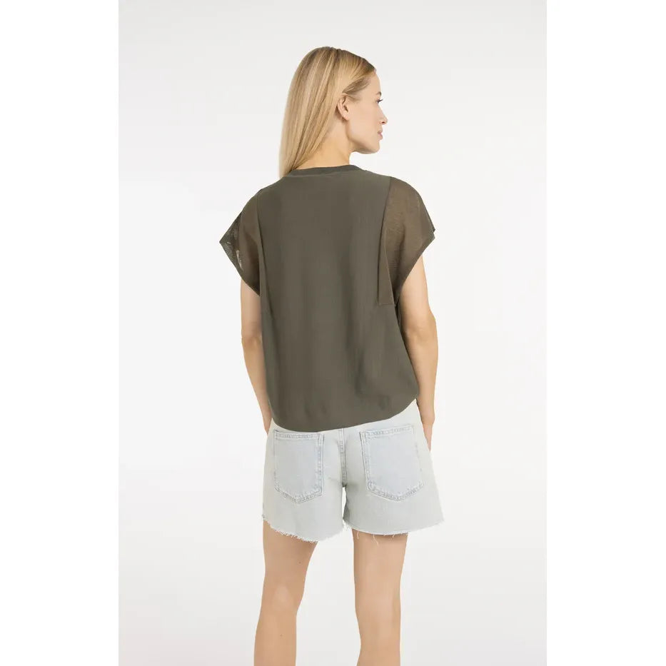 Sienna Sheer Sleeve Top