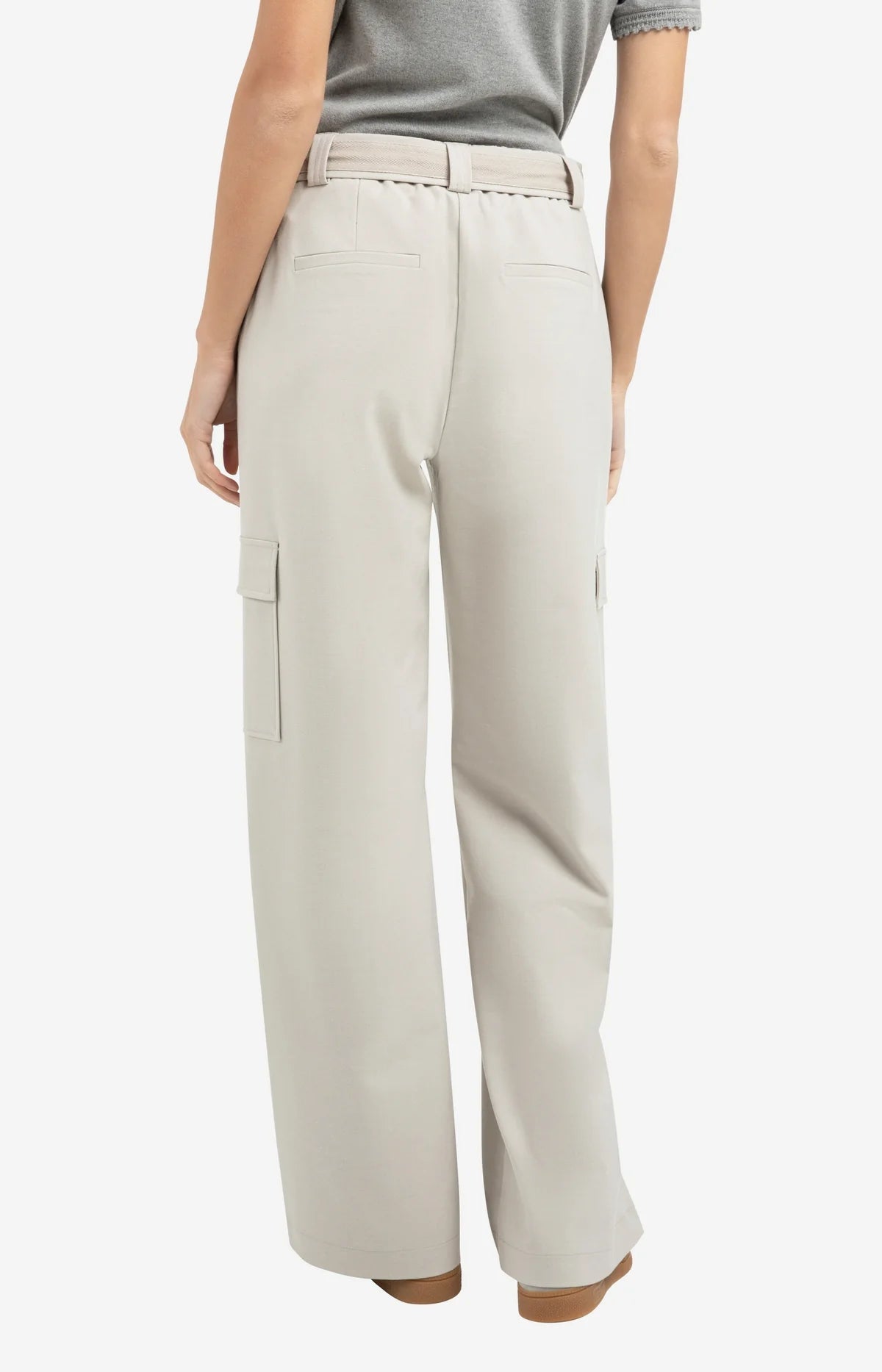 Cargo Woven Wide Leg Trousers