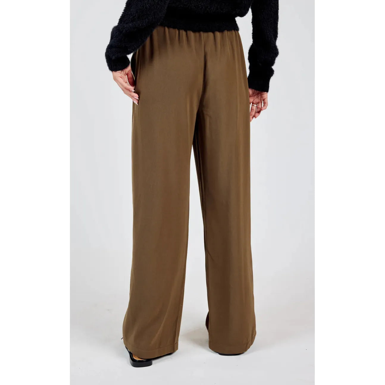 Silent Streets Wide Leg Pleated Pants