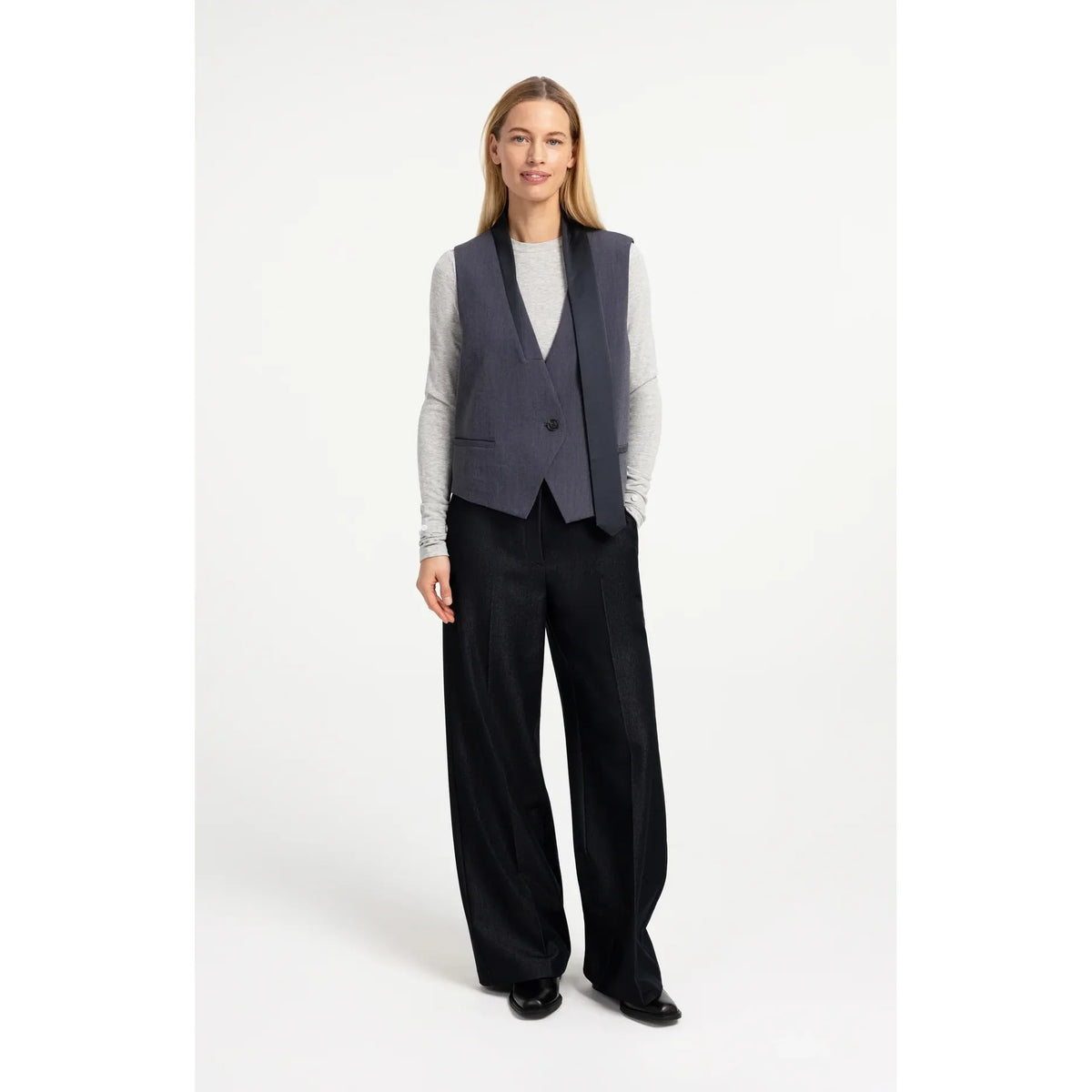 Gilet with Satin Lapel