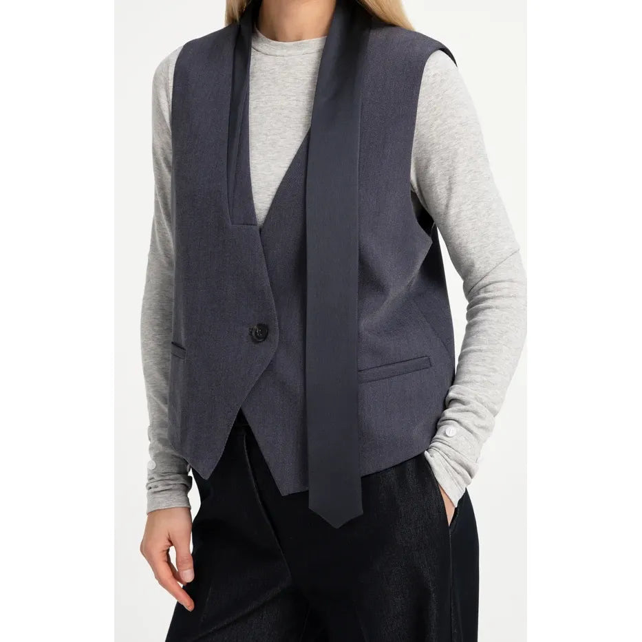 Gilet with Satin Lapel