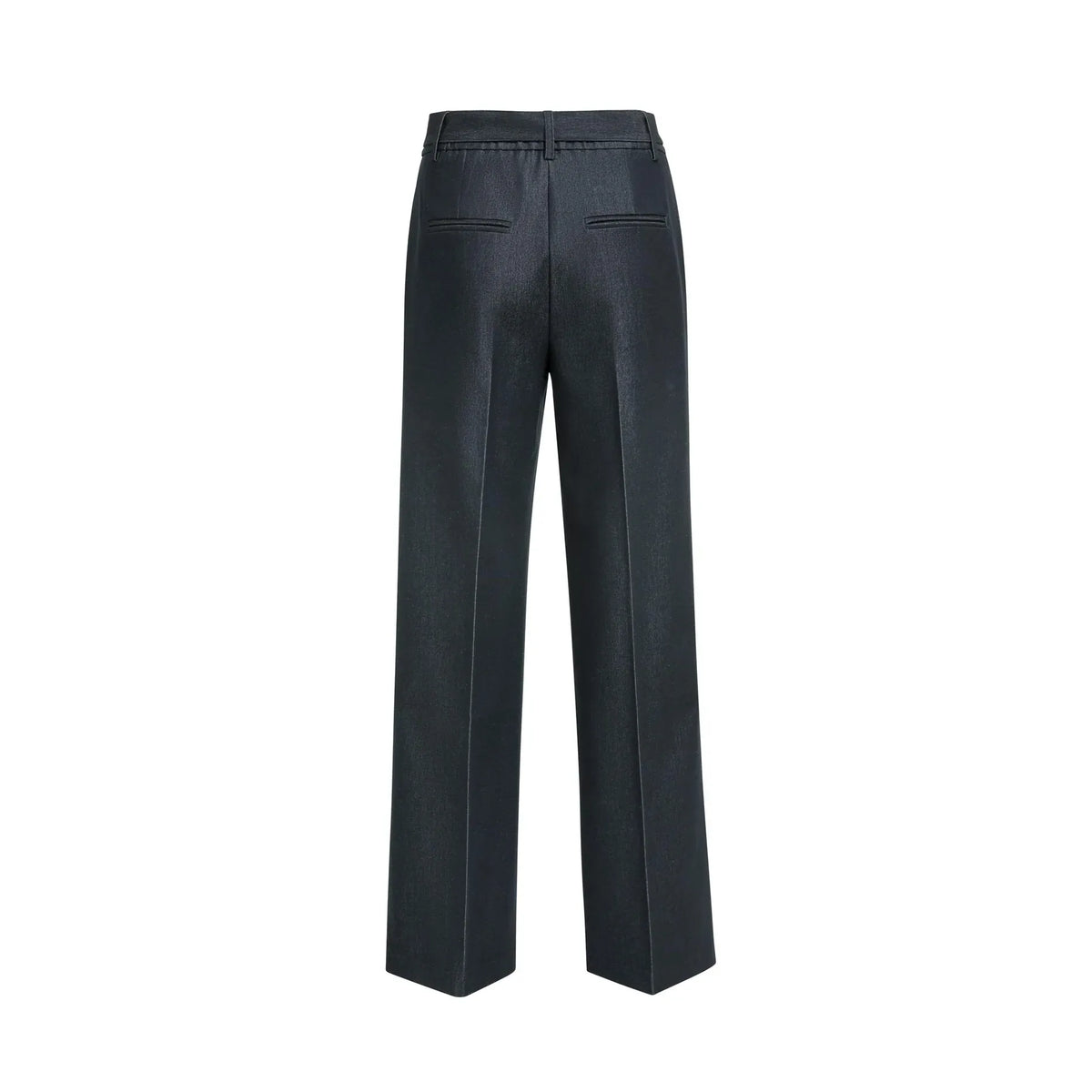 Woven Wide Leg Trousers w/ Belt