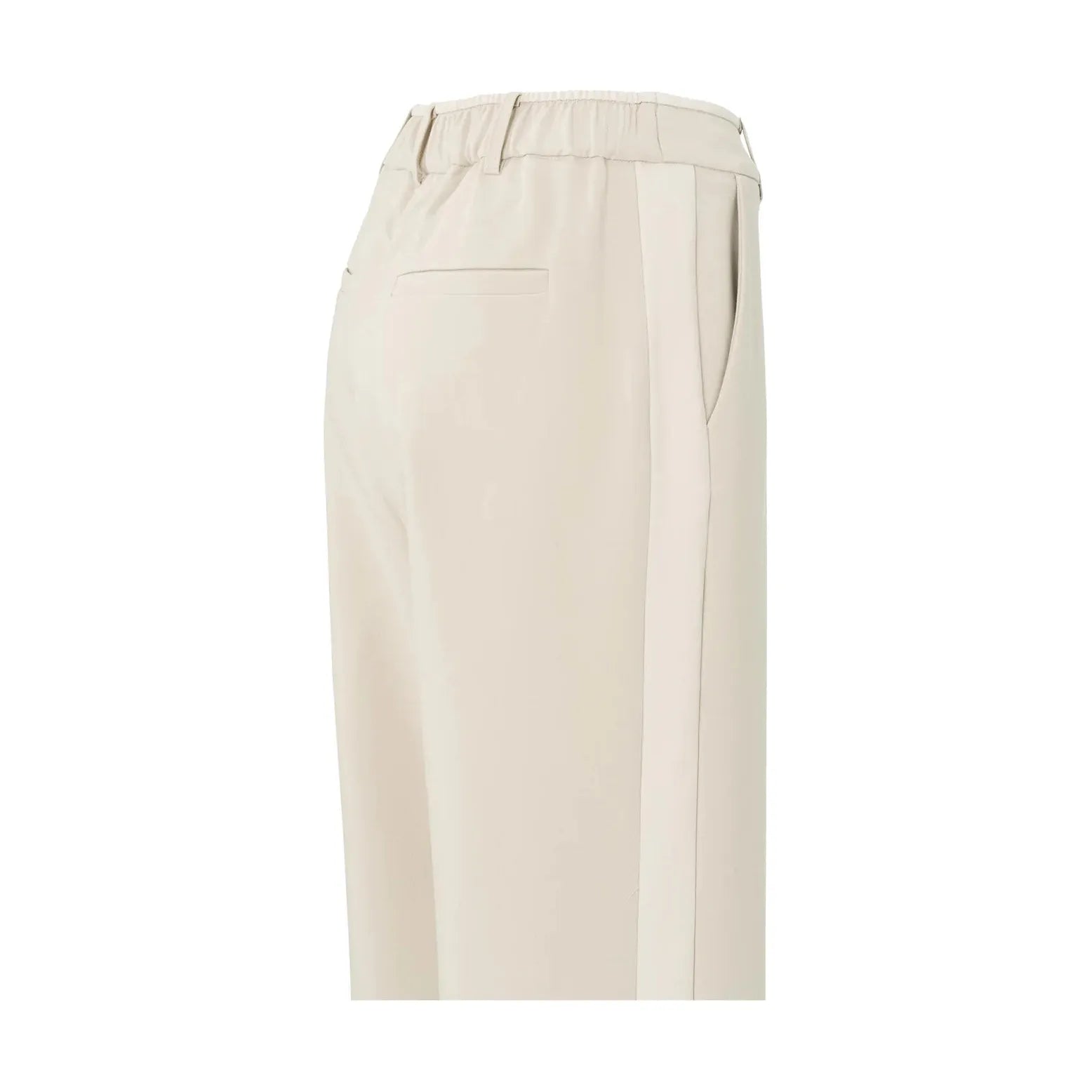 Luxe Stripe Wide-Leg Trousers