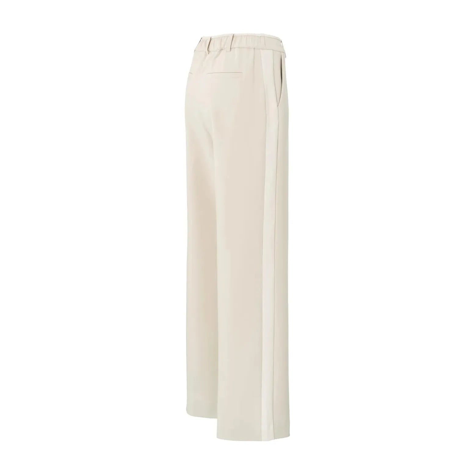 Luxe Stripe Wide-Leg Trousers