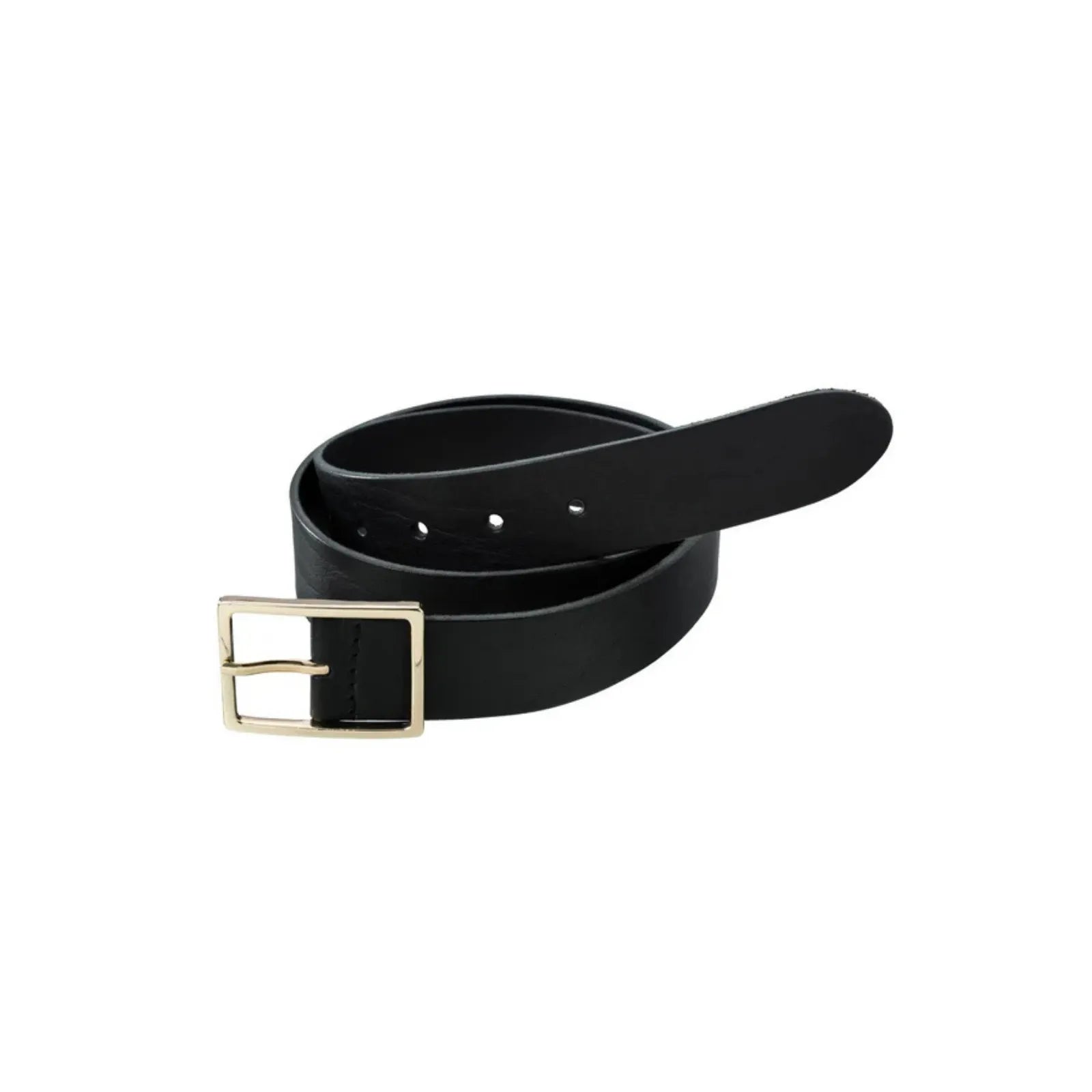 Ann Black Leather Belt