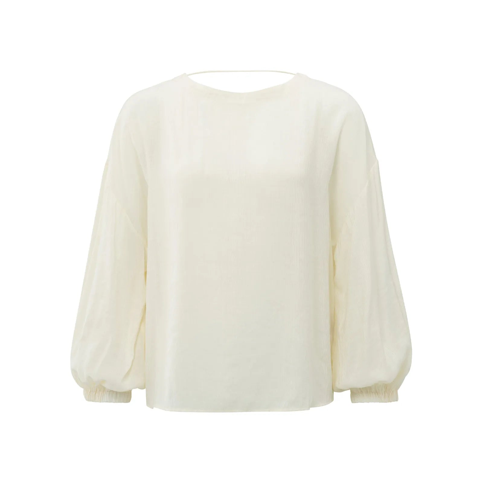 Crinkle Top with Low Back
