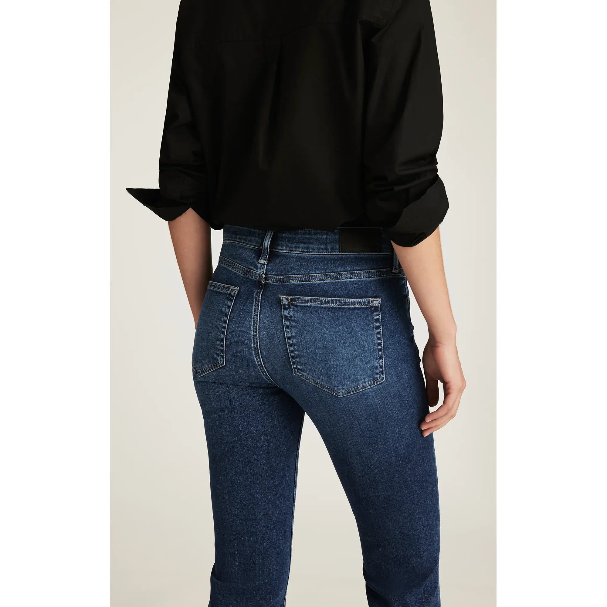 Vicky Dark Brushed Feather Luxe Jean